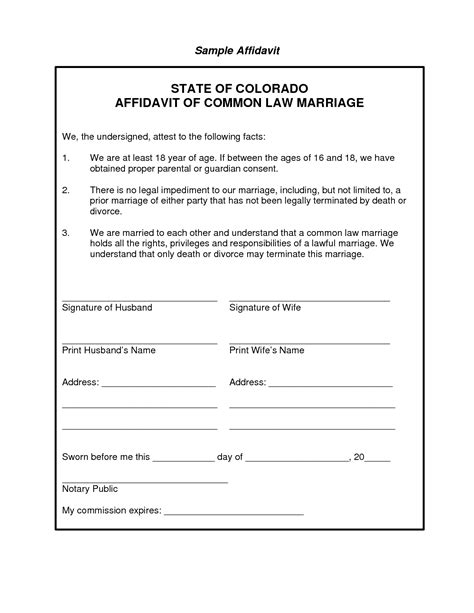 The Importance of Notarized Affidavit .